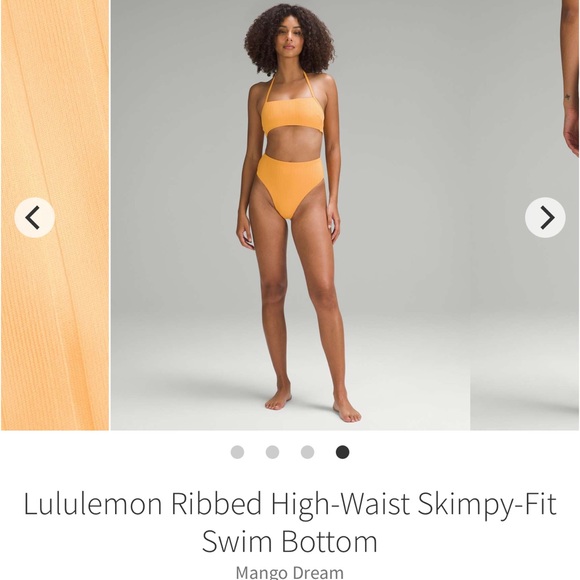 Lululemon Ribbed High-Waist Skimpy-Fit Swim Bottom - Picture 5 of 9